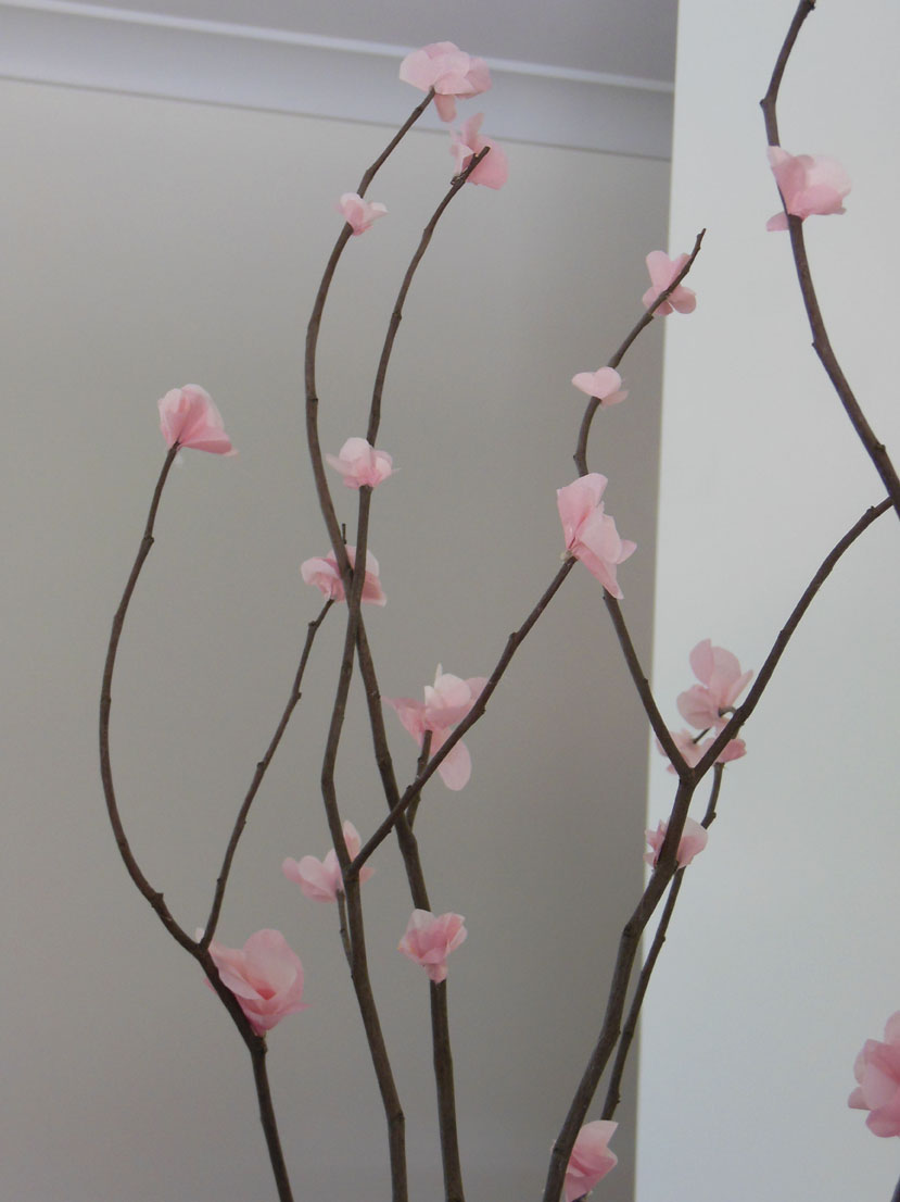 Paper Cherry Blossoms Paper cherry blossoms